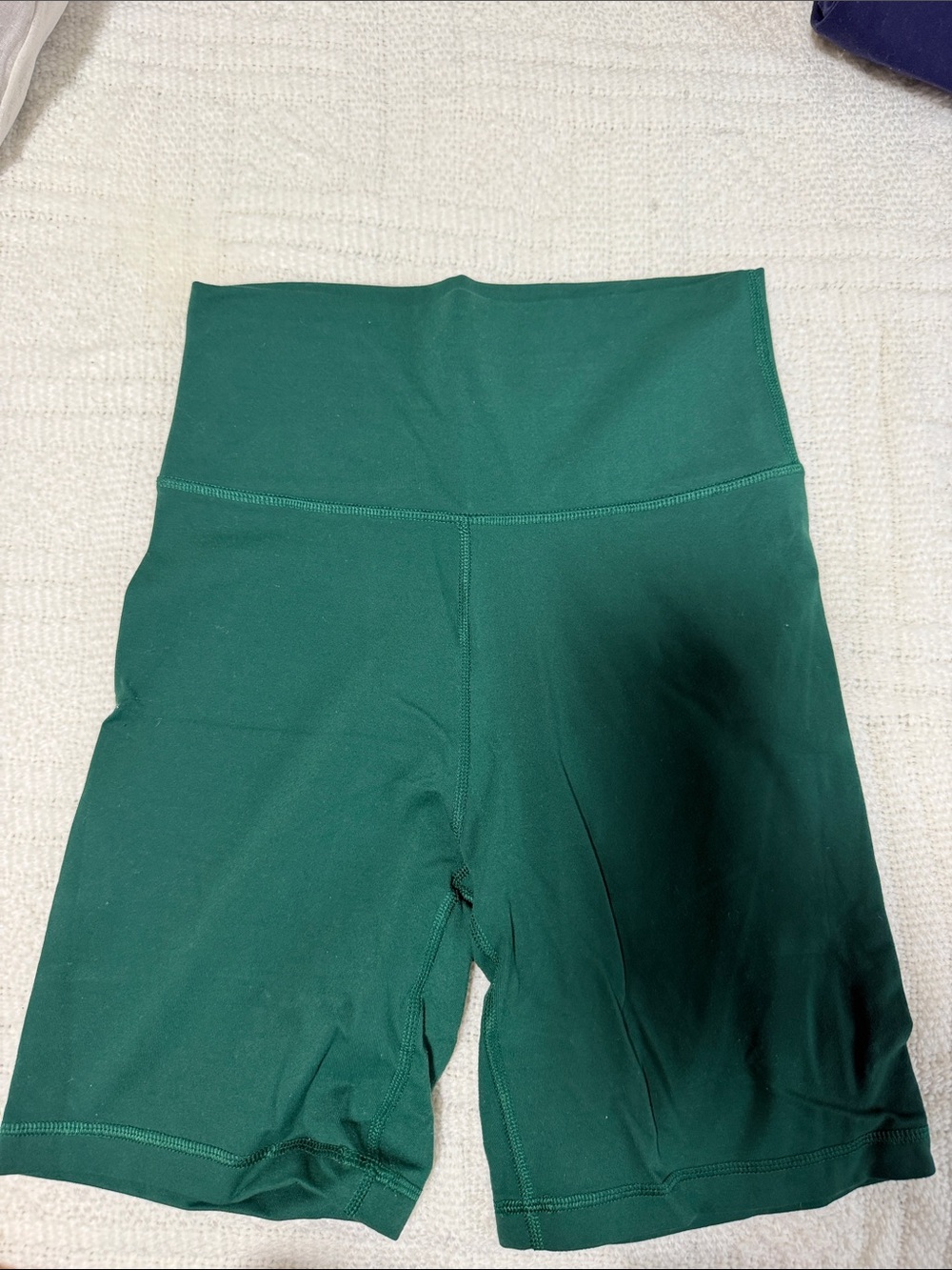 TNA Deep Green High-Rise Bike Shorts